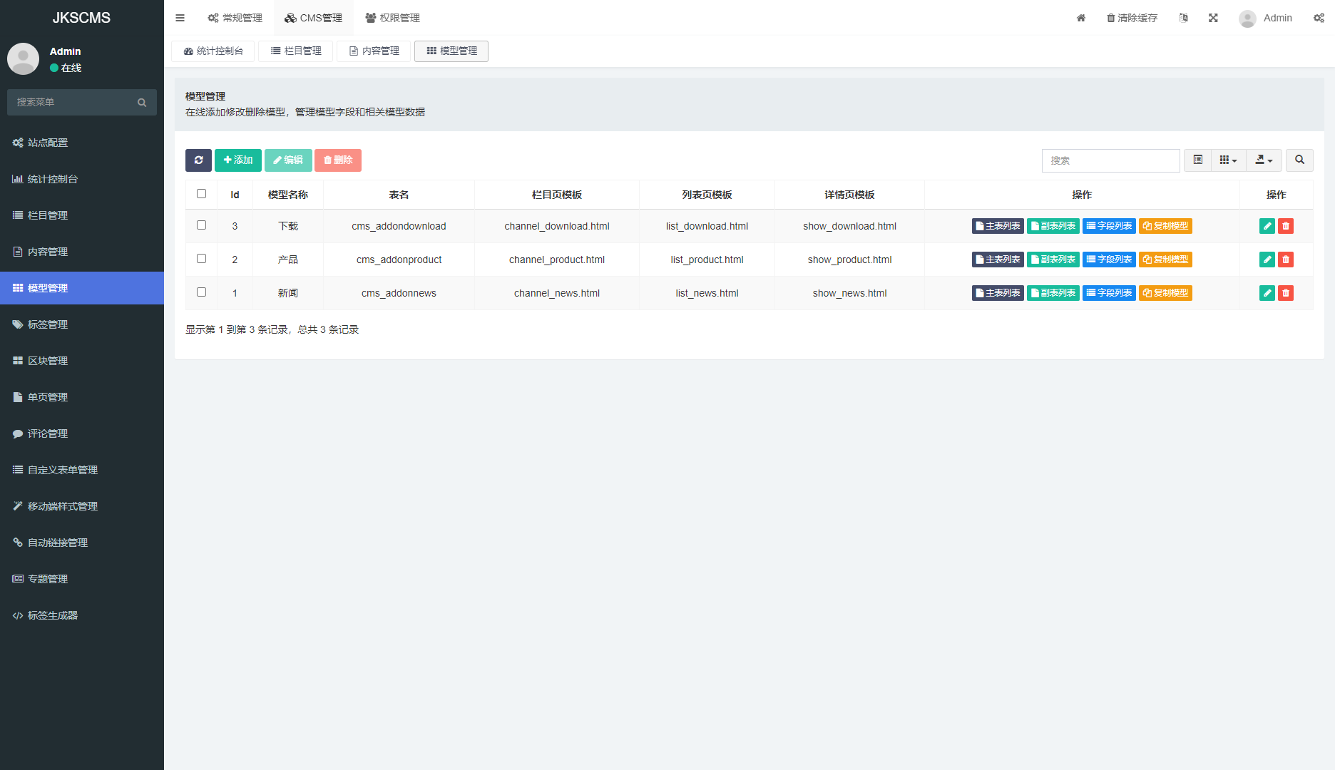 内容管理系统CMS(标准版)